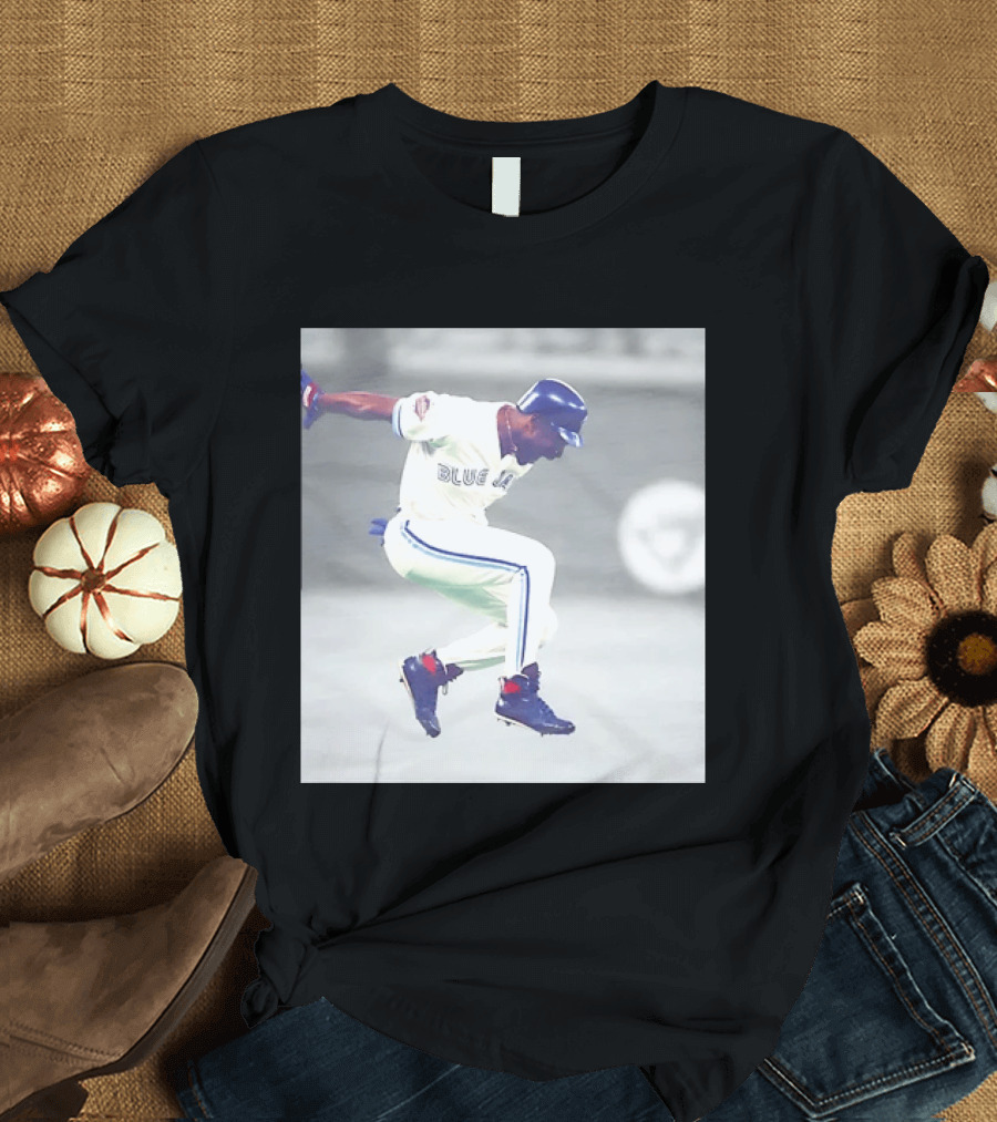 Joe Carter Toronto Blue Jays Baseball Jump Celebration T-Shirt