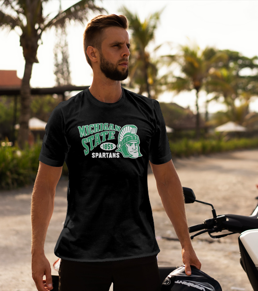 Michigan State Spartans 1855 NCAA College Sports MSU T-Shirt