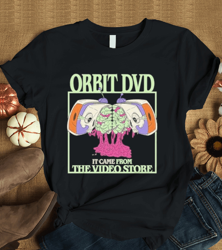 Orbit DVD It Came From The Video Store Halloween 2026 T-Shirt