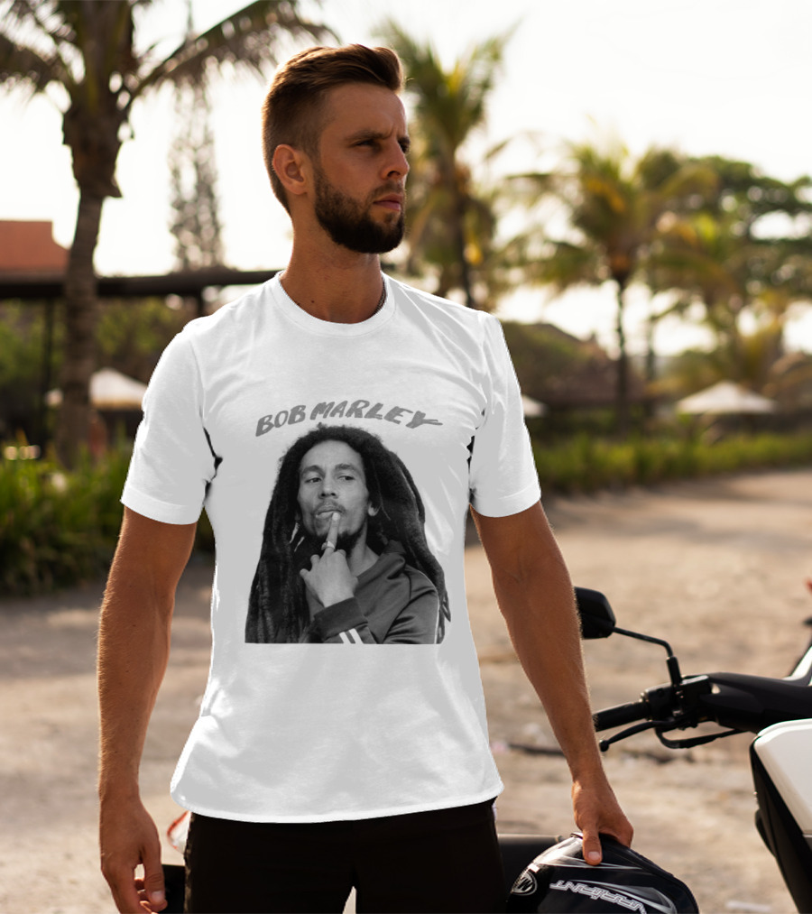 Bob Marley Iconic Pose Jumbo T-Shirt