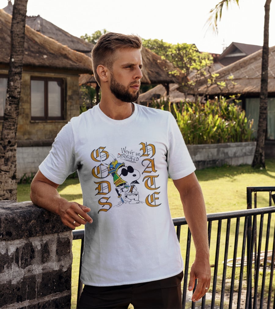 Gods Hate Snoopy Samurai Won't Be Disgraced T-Shirt
