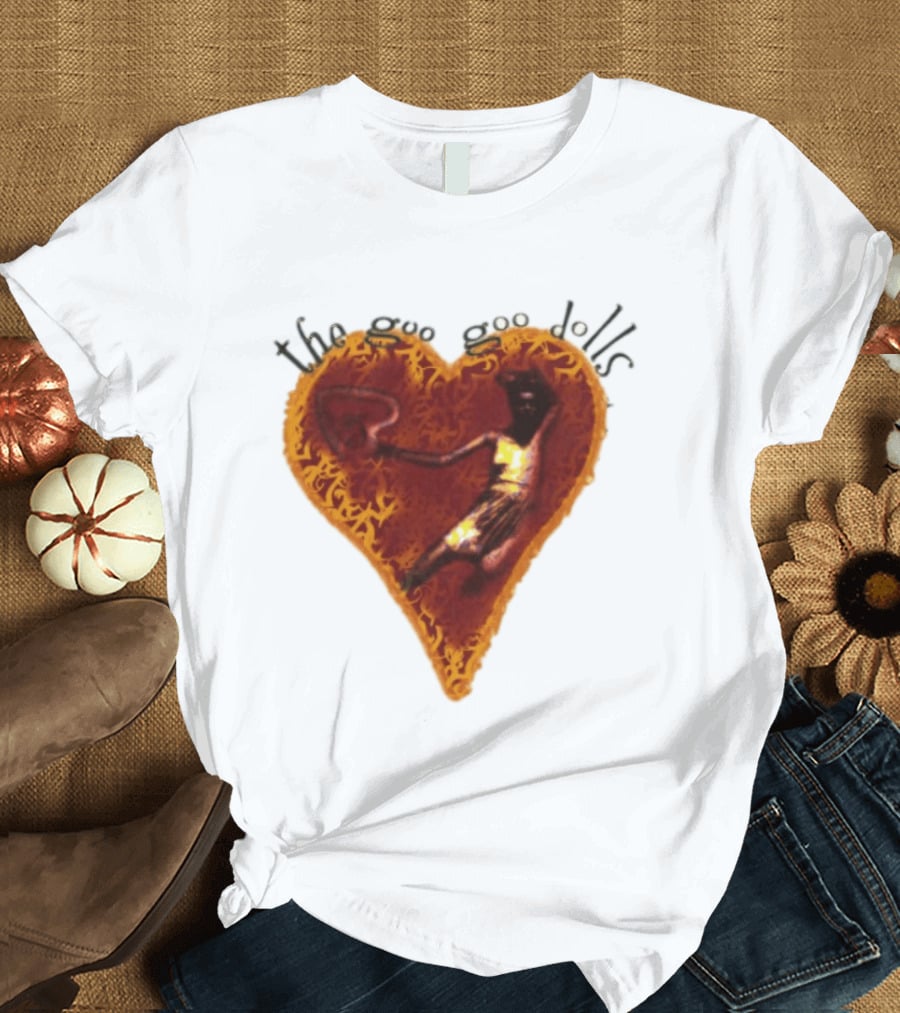 The Goo Goo Dolls Dizzy Up The Girl Heart Basketball Player T-Shirt