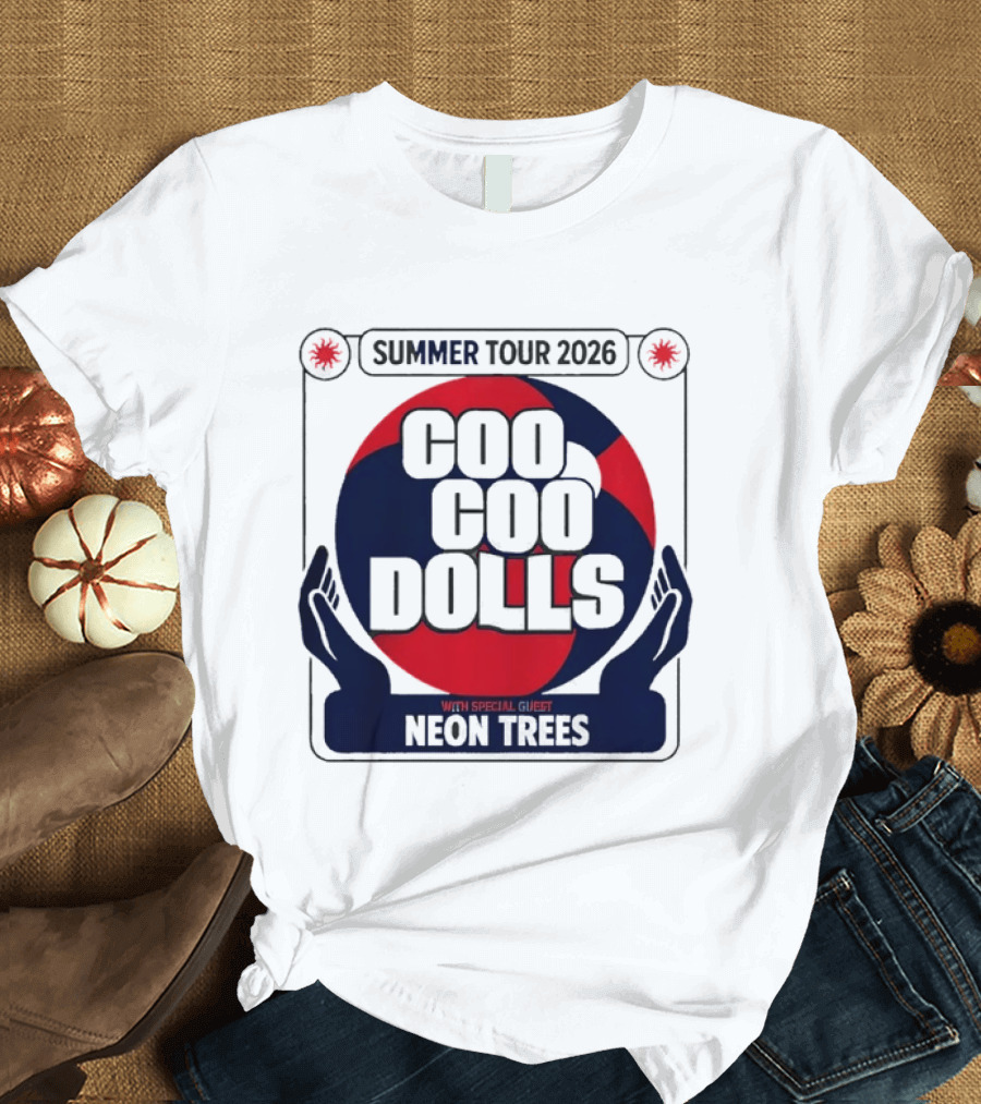 Coo Coo Dolls Summer Tour 2026 Featuring Neon Trees Concert Event T-Shirt