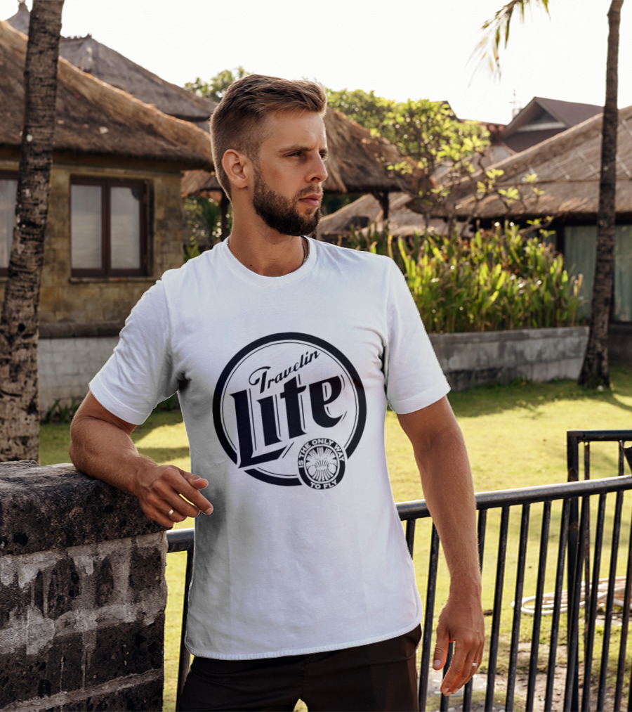 Travelin Lite Is The Only Way To Fly Adventure T-Shirt