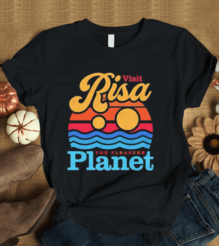 Visit Risa The Pleasure Planet Sci Fi Space Travel Adventure T-Shirt