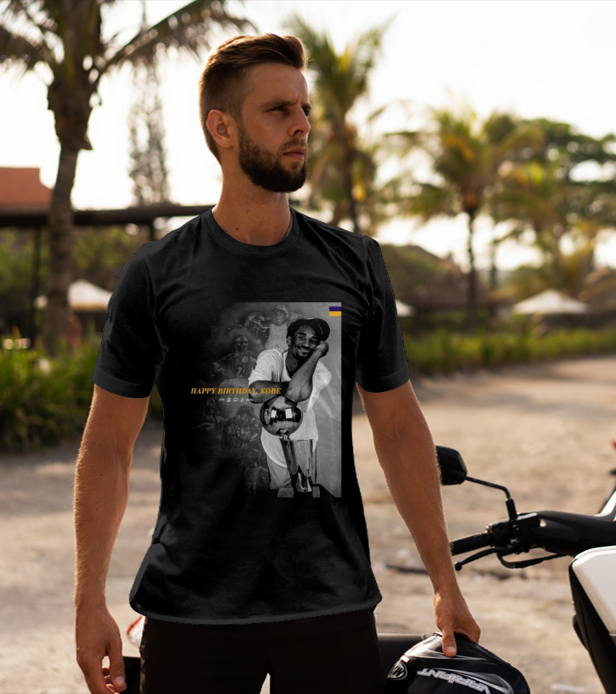 Legend Laker Happy Birthday Kobe Iconic Moments And Achievements T-Shirt