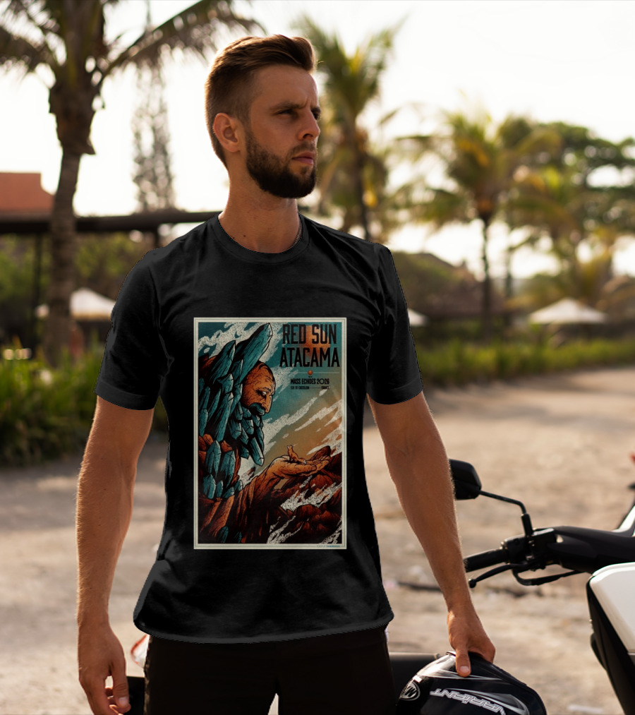 Red Sun Atacama Mass Echoes 2026 Col De Castillon Event T-Shirt