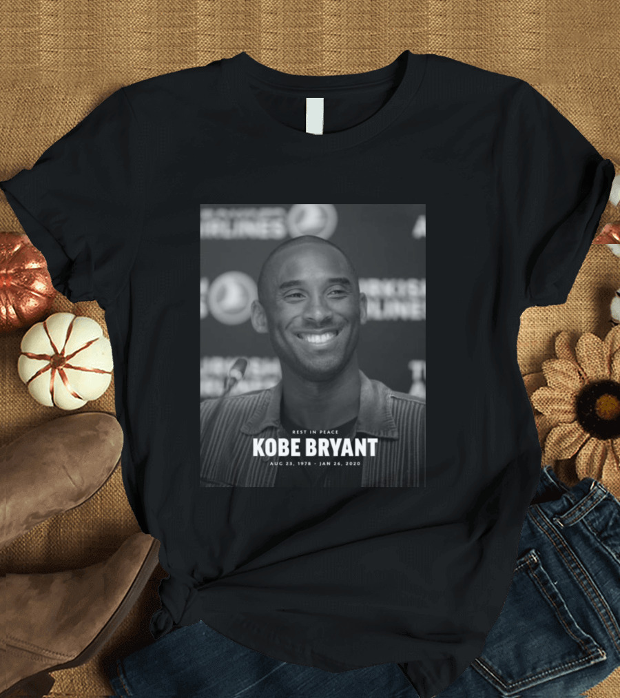 Rest In Peace Kobe Bryant Aug 23 1978 Jan 26 2020 T-Shirt