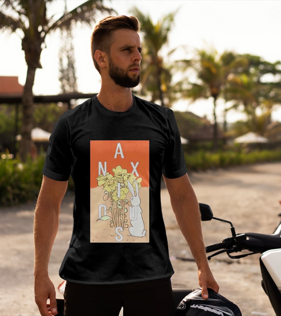 Anxious Tour 2026 Bouquet And Rabbit Summer Fall T-Shirt