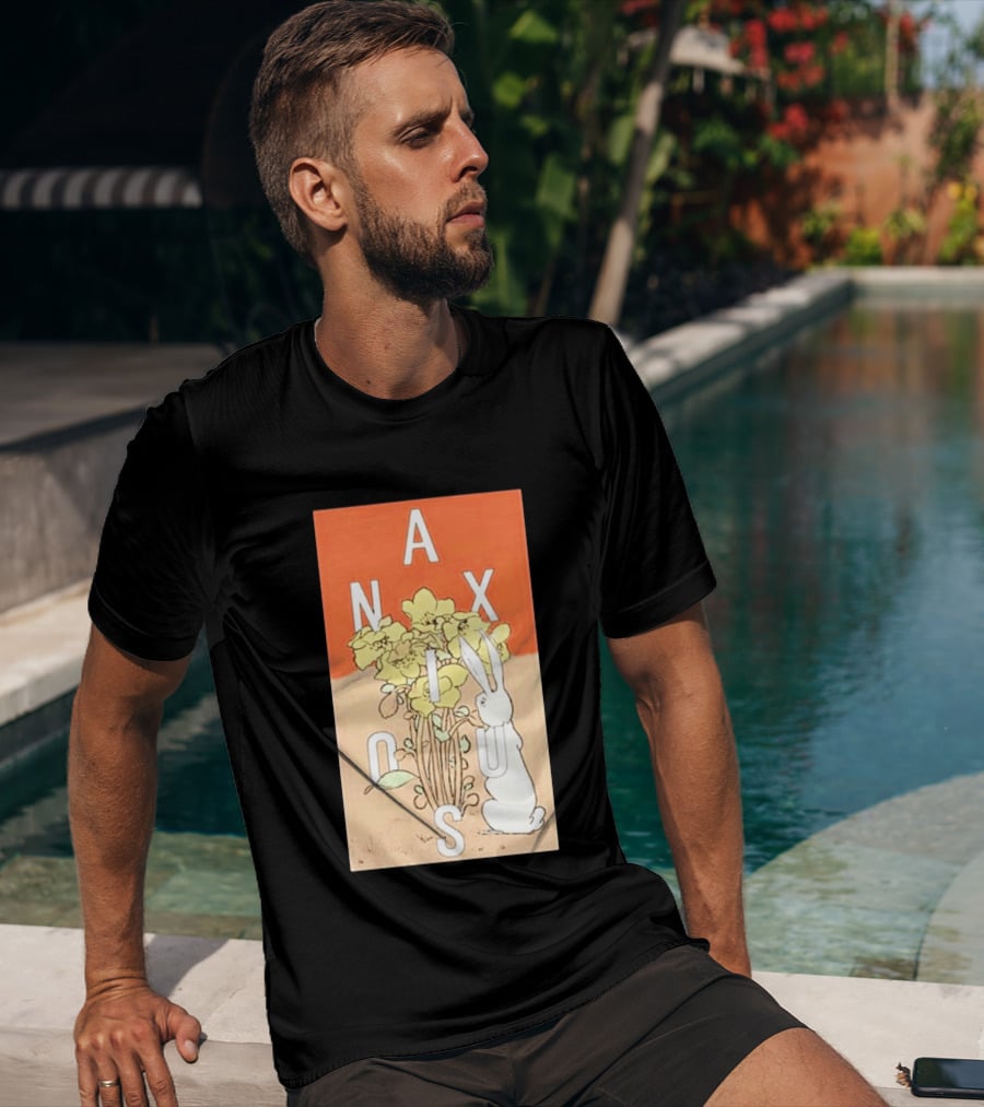 Anxious Tour 2026 Bouquet And Rabbit Summer Fall T-Shirt