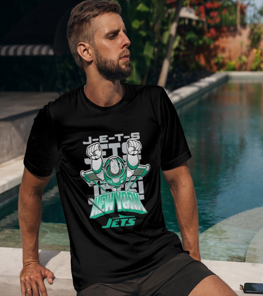 Buzz Lightyear New York J E S Football Team Fan T-Shirt
