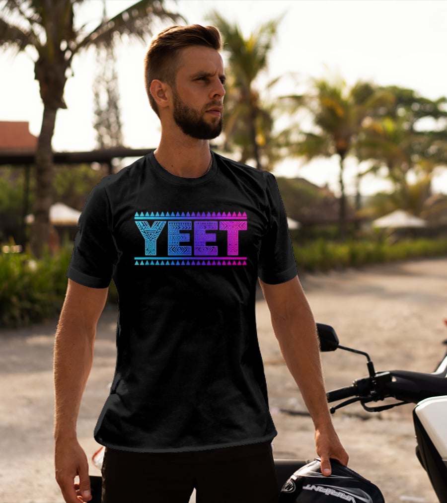 YEET Tribal Slang Gradient T-Shirt