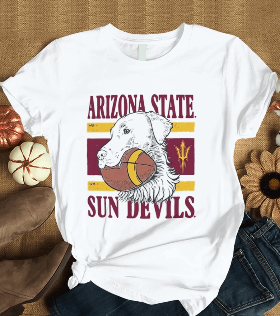 Arizona State Sun Devils Dog Football Team Spirit T-Shirt
