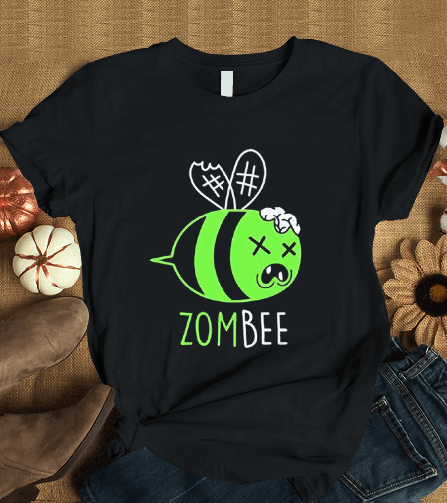 Zombee Brainy Undead Insect Horror Bee T-Shirt