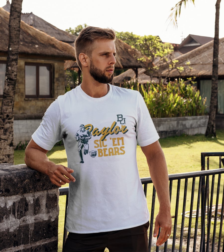 Baylor Bears Sic 'Em BU Football Eighteen Forty Five T-Shirt