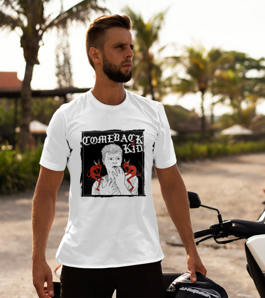 Comeback Kid Grey The Wrong Side Store Unique Artistic T-Shirt