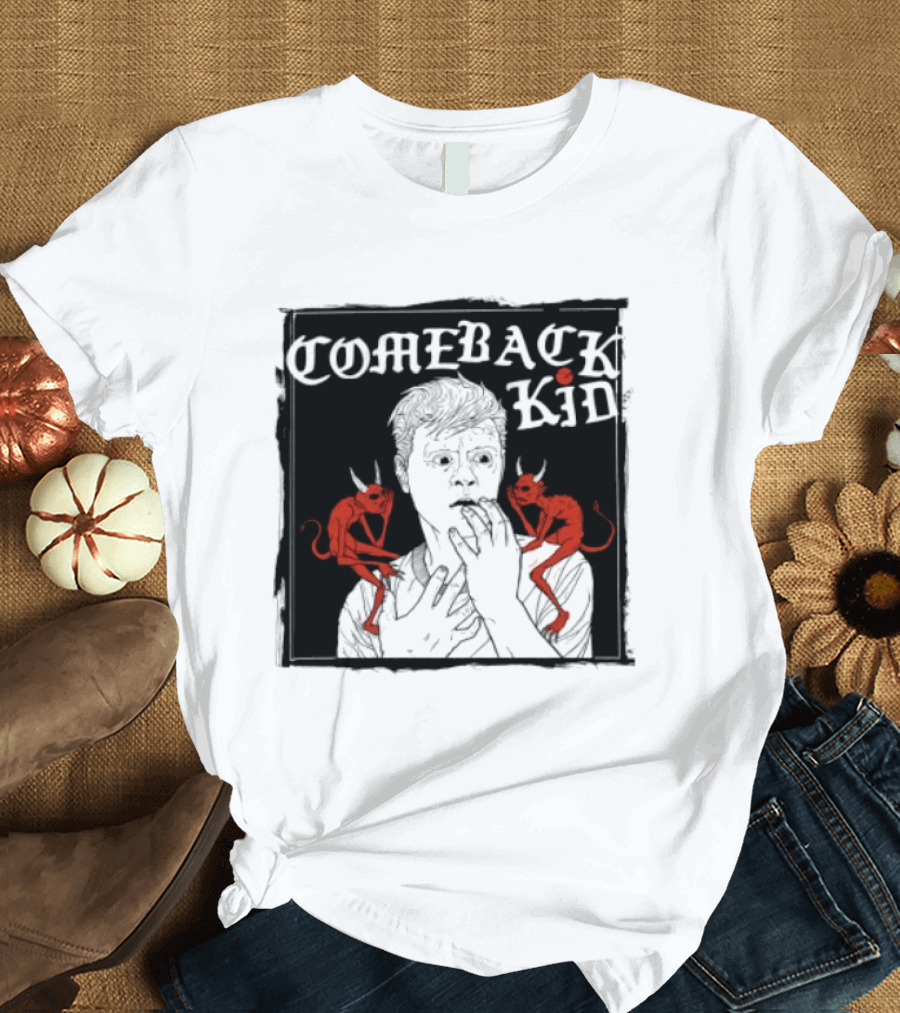 Comeback Kid Grey The Wrong Side Store Unique Artistic T-Shirt