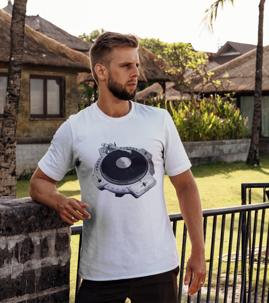 Vestax QFO Turntable Professional DJ Equipment Scratch Mixing T-Shirt