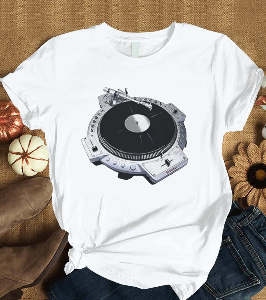 Vestax QFO Turntable Professional DJ Equipment Scratch Mixing T-Shirt