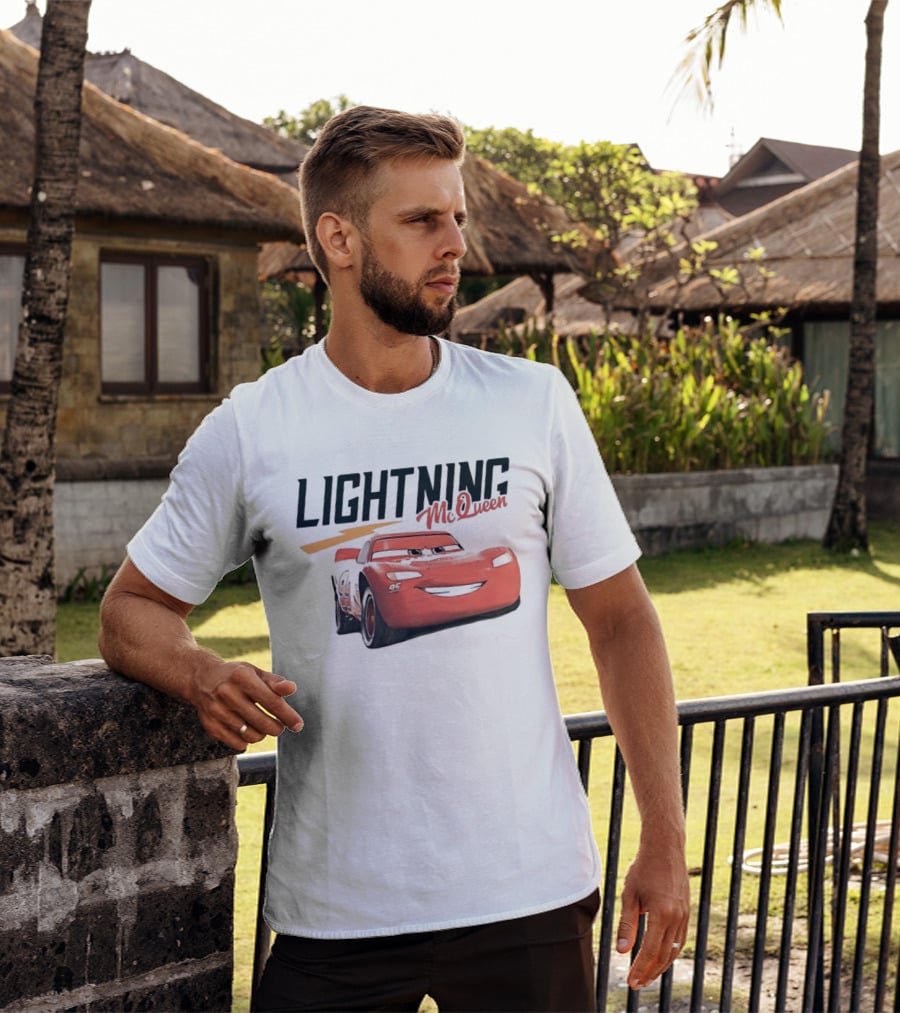 Lightning McQueen 95 Custom Built Piston Cup Racer T-Shirt
