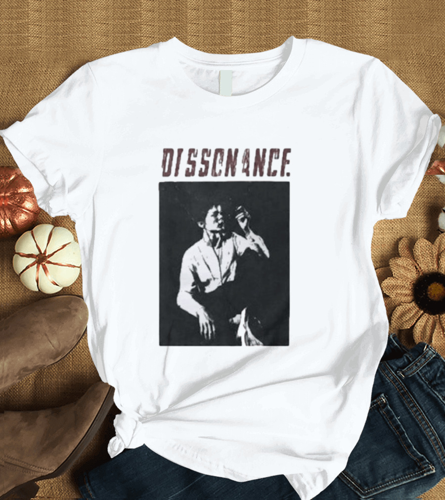 BTS V Taehyung Dissonance Black And White T-Shirt