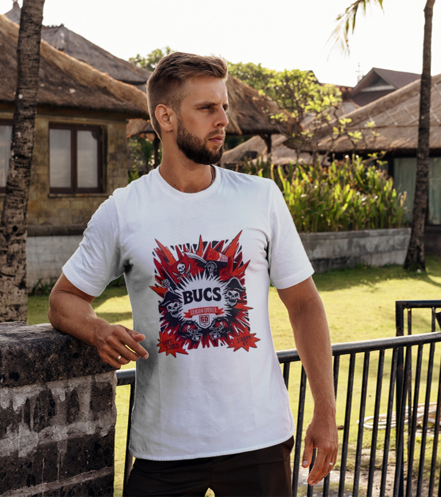 BUCS Season Opener September 7 2025 1:00 PM ET 50th Anniversary Celebration T-Shirt