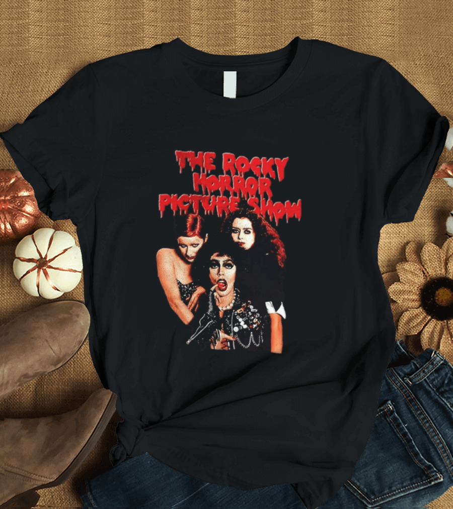 The Rocky Horror Picture Show Dr Frank N Furter Columbia Magenta T-Shirt