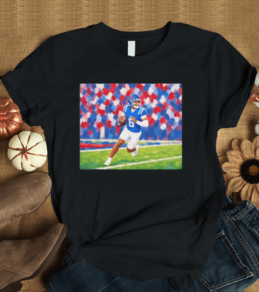 Trinidad Chambliss Quarterback No 6 University Of Mississippi Football T-Shirt