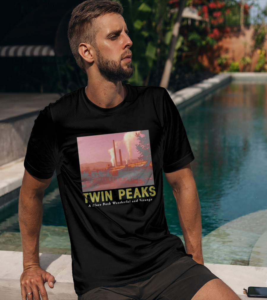 Twin Peaks A Place Both Wonderful And Strange Industrial Mill Scene T-Shirt