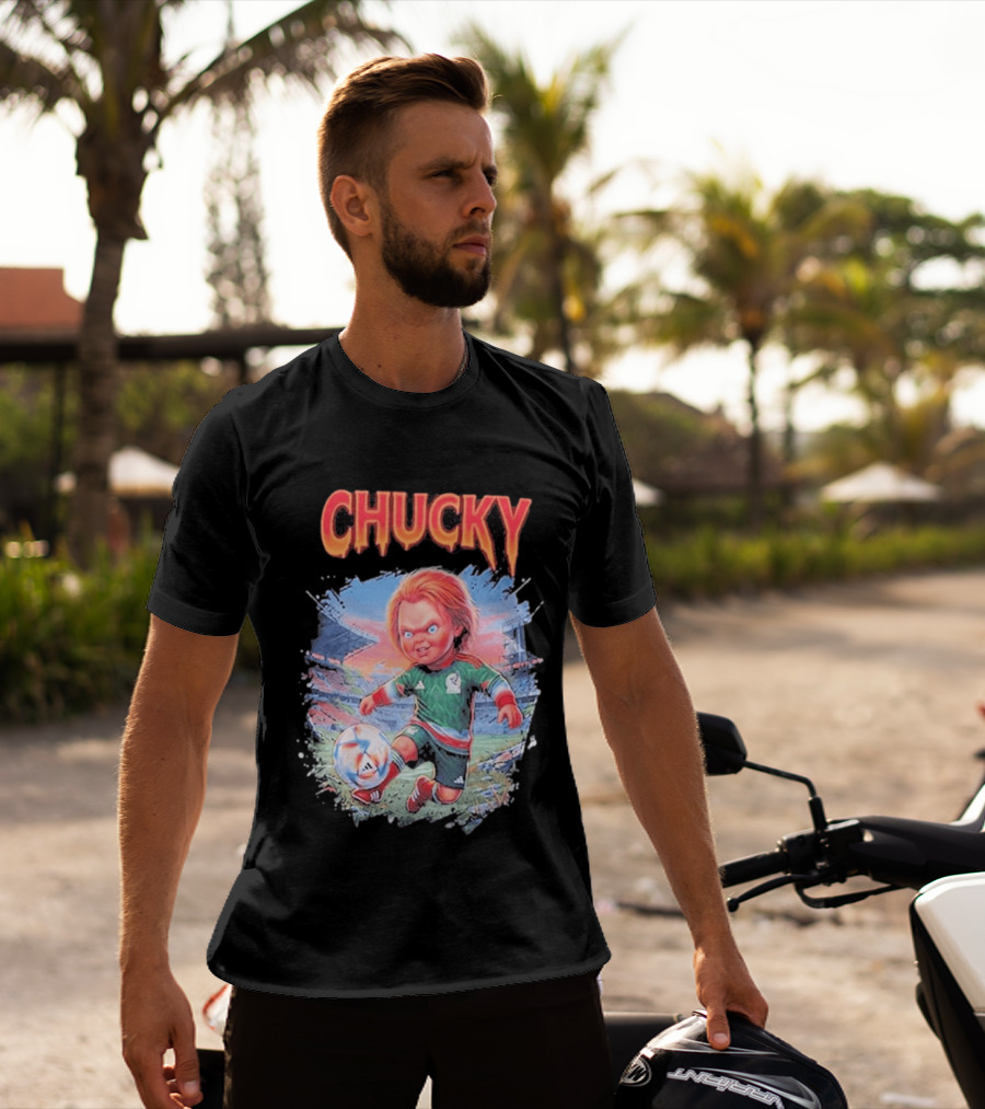 Chucky In Mexico Soccer Halloween House Of Tees T-Shirt