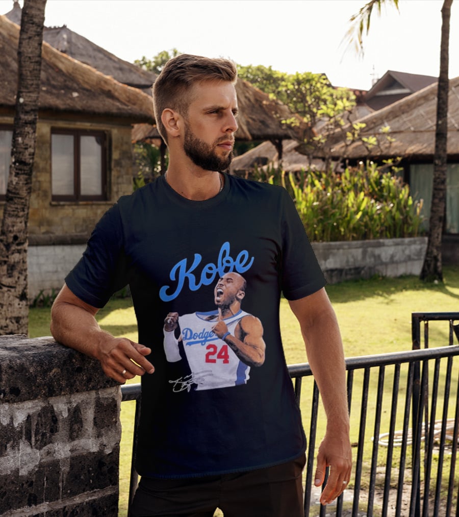 House Of Tees Kobe Bryant Dodgers 24 Jersey Image T-Shirt