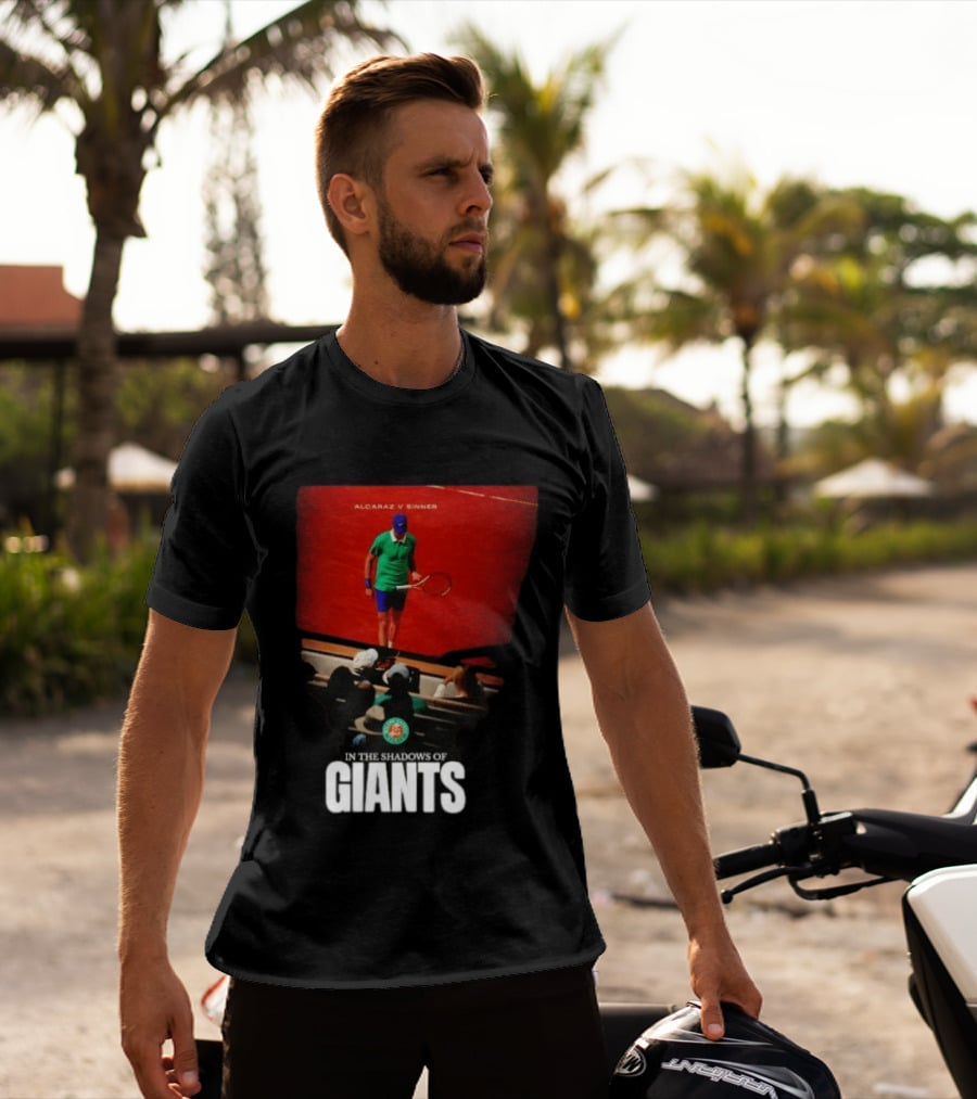 Alcaraz V Sinner Roland Garros In The Shadows Of Giants T-Shirt