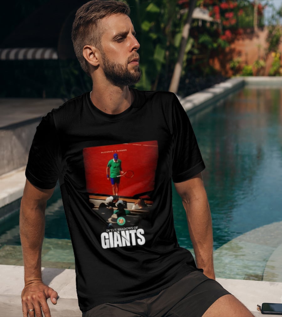Alcaraz V Sinner Roland Garros In The Shadows Of Giants T-Shirt
