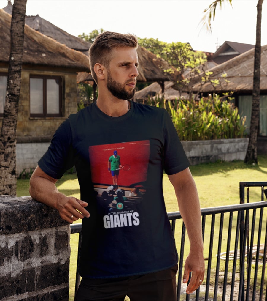 Alcaraz V Sinner Roland Garros In The Shadows Of Giants T-Shirt