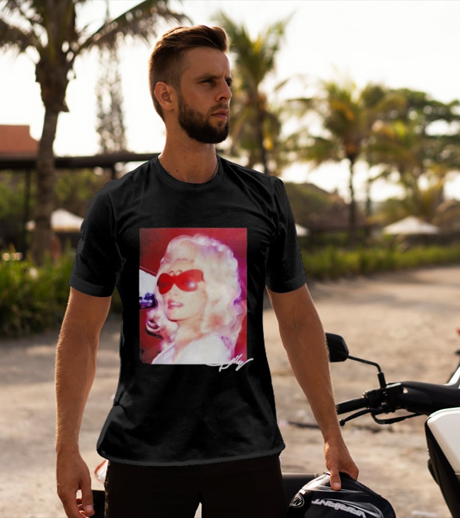 Dolly Parton Iconic Vintage Style With Red Sunglasses T-Shirt