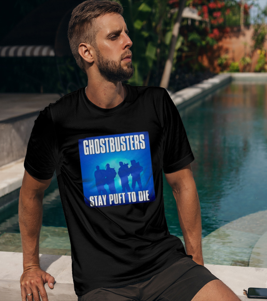Ghostbusters Stay Puft To Die Marshmallow Man Classic Movie T-Shirt