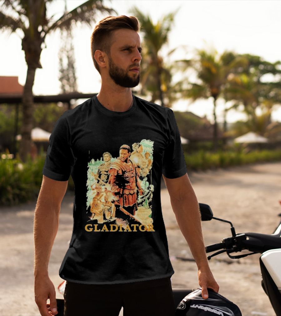 Gladiator Maximus Collage Russell Crowe Roman Warrior Epic T-Shirt