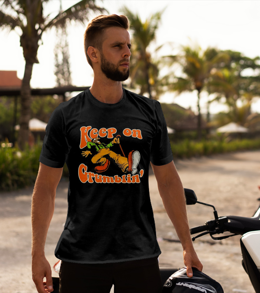 Keep On Grumblin' Cartoon Old Man T-Shirt