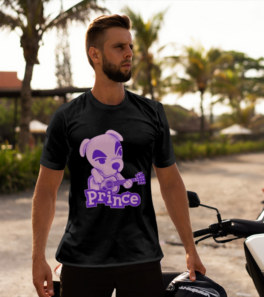 KK Slider Prince Life Is Just A Party And Parties Aren't Meant To Last Purple Guitar T-Shirt