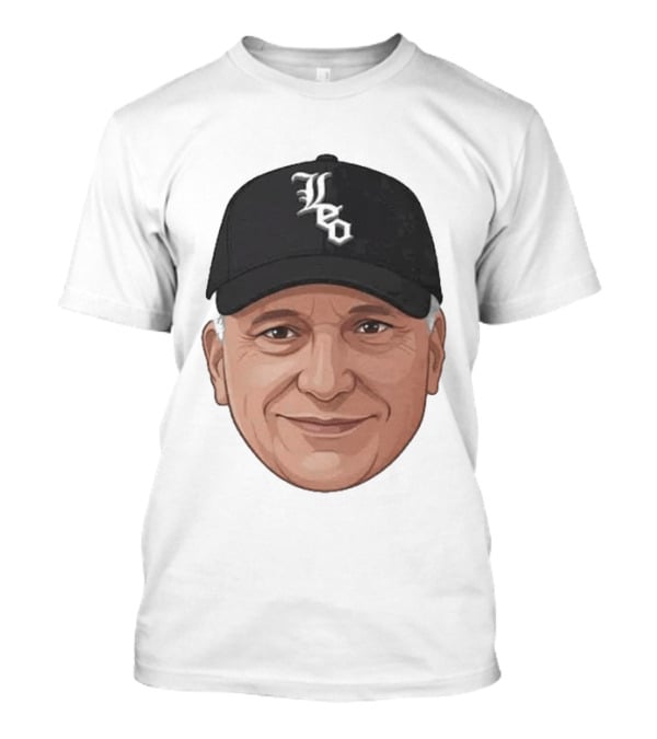 Pope Leo Face Cap Chicago White Sox T-Shirt
