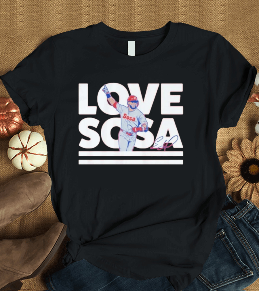 Love Sosa Edmundo Philadelphia Phillies Signature Celebration T-Shirt
