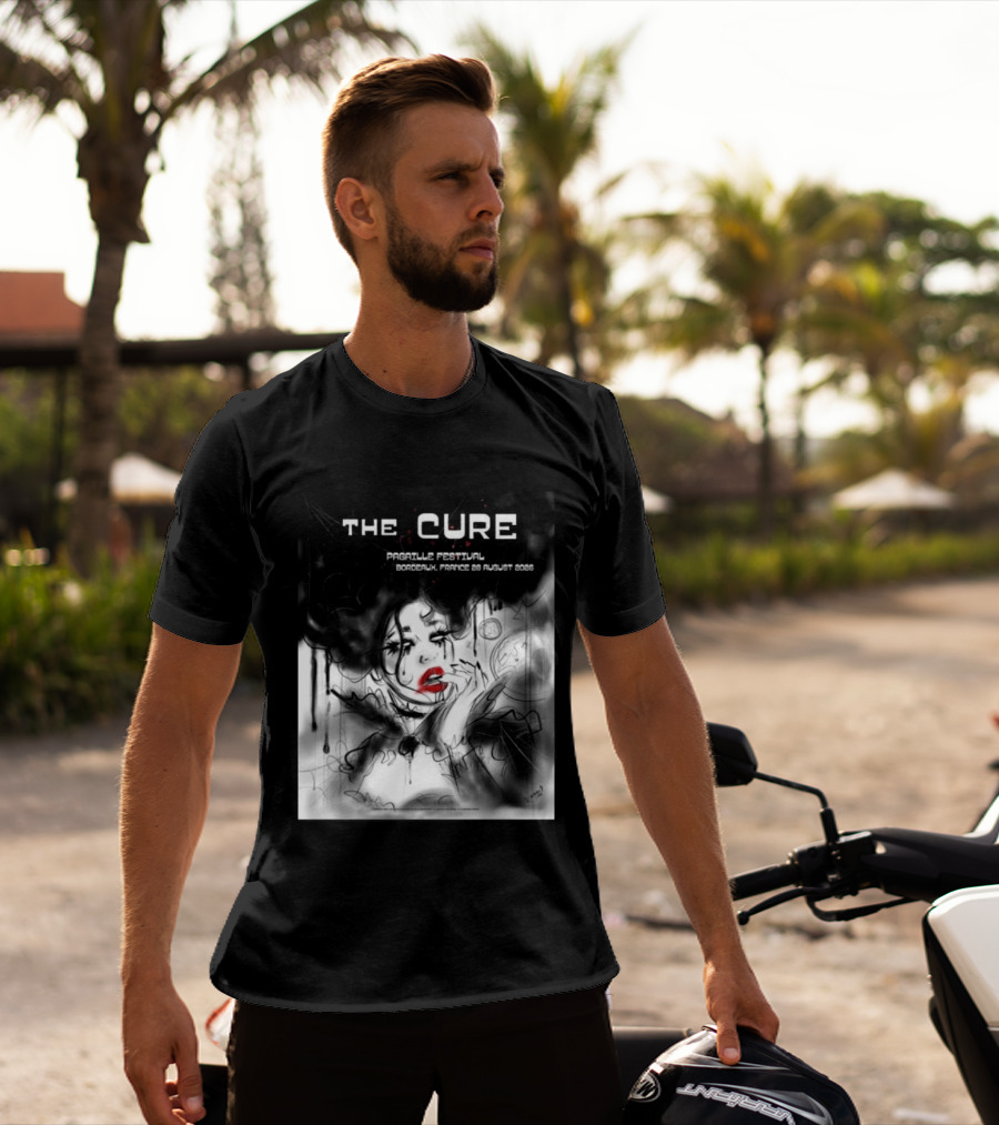 The Cure Pagaille Festival Bordeaux France 28 August 2026 Event T-Shirt