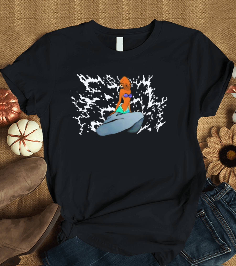 Admiral Ackbar Mermaid Star Wars Mashup T-Shirt