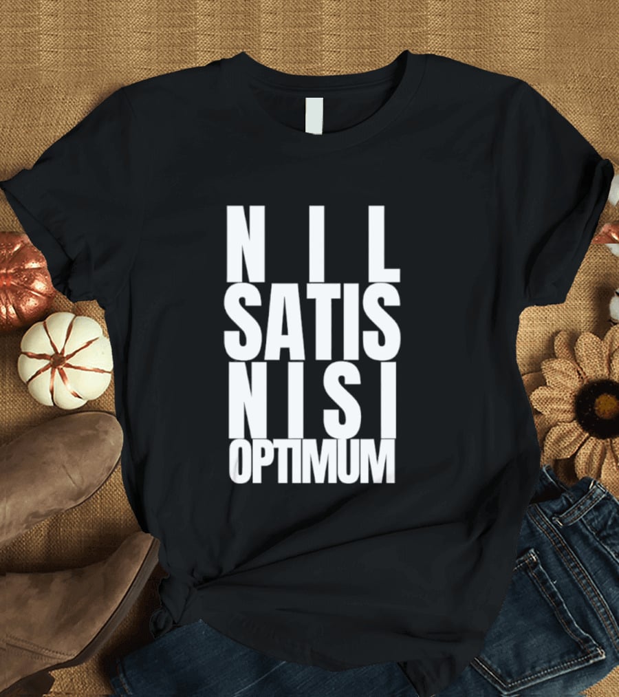 Everton FC Nil Satis Nisi Optimum Motto T-Shirt