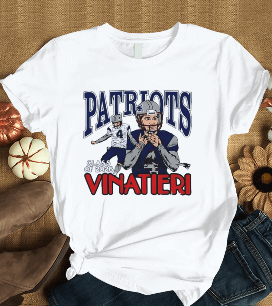 Patriots Vinatieri Class Of 2026 T-Shirt