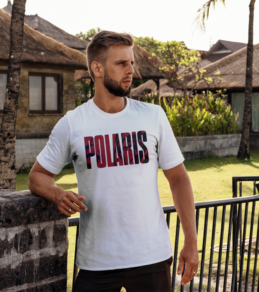 Armada Store Polaris Extermination Graphic Red And Black T-Shirt