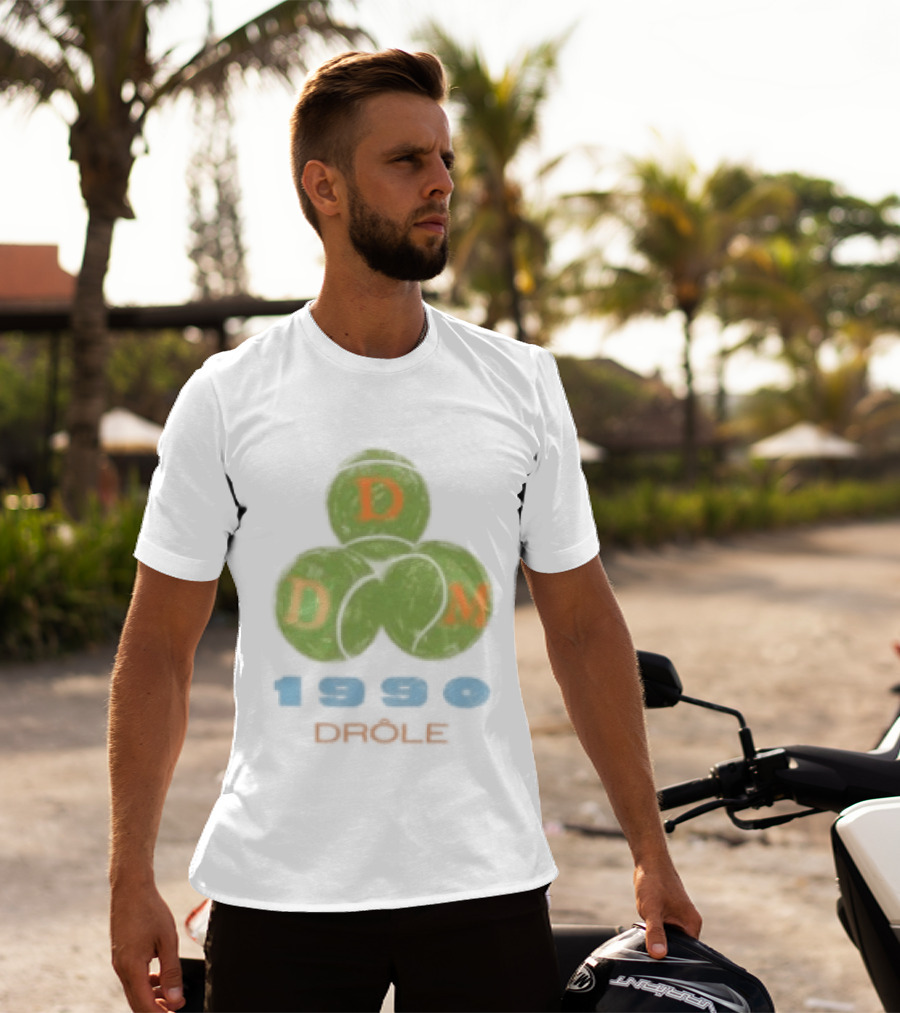 Droles De Monsieur 1990 DDM Tennis Balls T-Shirt