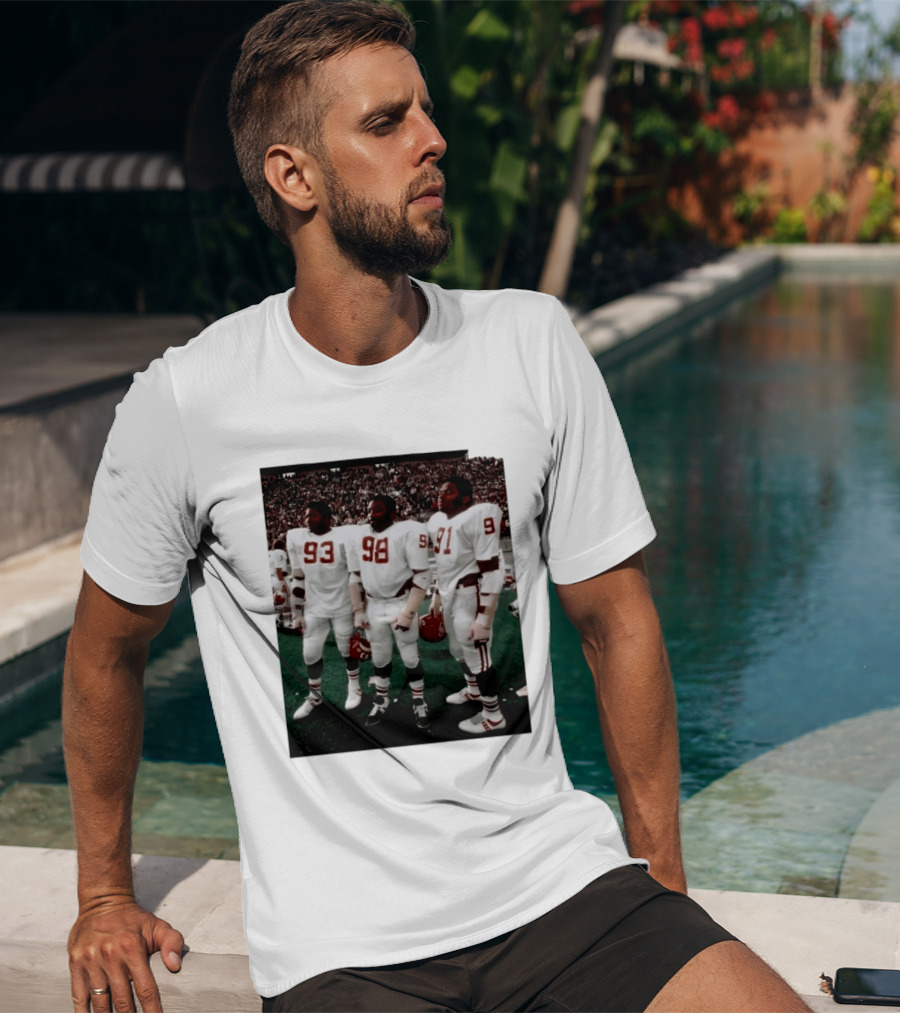 Oklahoma Sooners Football Players 93 98 91 On Field Sports Team Fan Gear T-Shirt