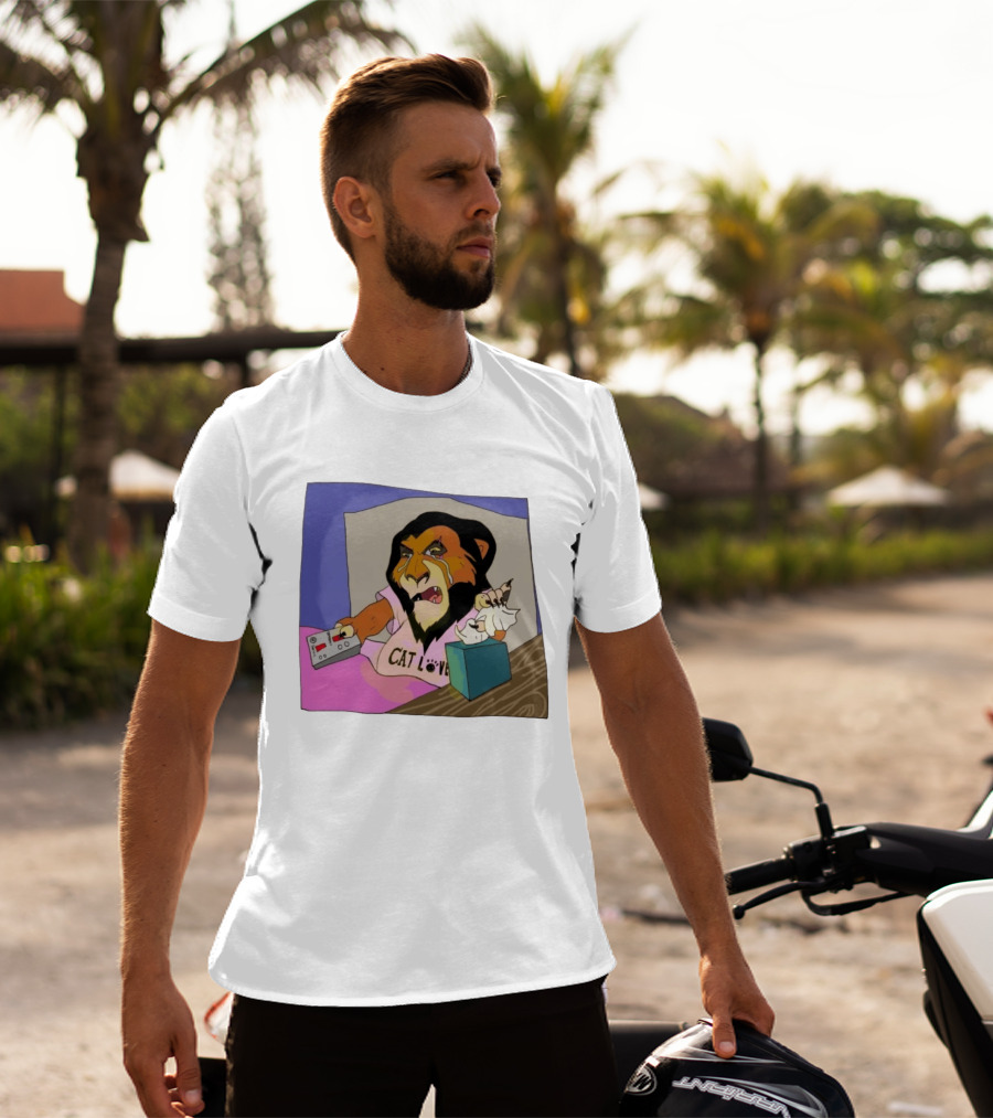 Scar From The Lion King Cat Love Scar Tissue Humor Meme T-Shirt