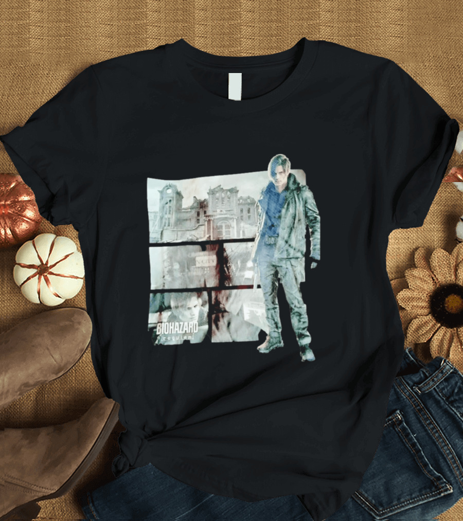 Leon S Kennedy Biohazard Requiem Raccoon City Survival Horror Game Series T-Shirt